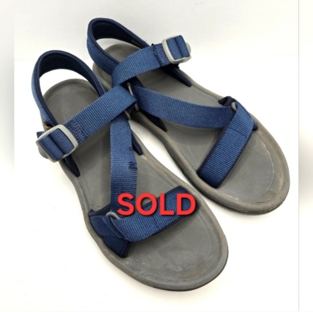 Teva | Hurricane XLT 2 Cross Strap navy black sporty outdoor sandals | MENS 12